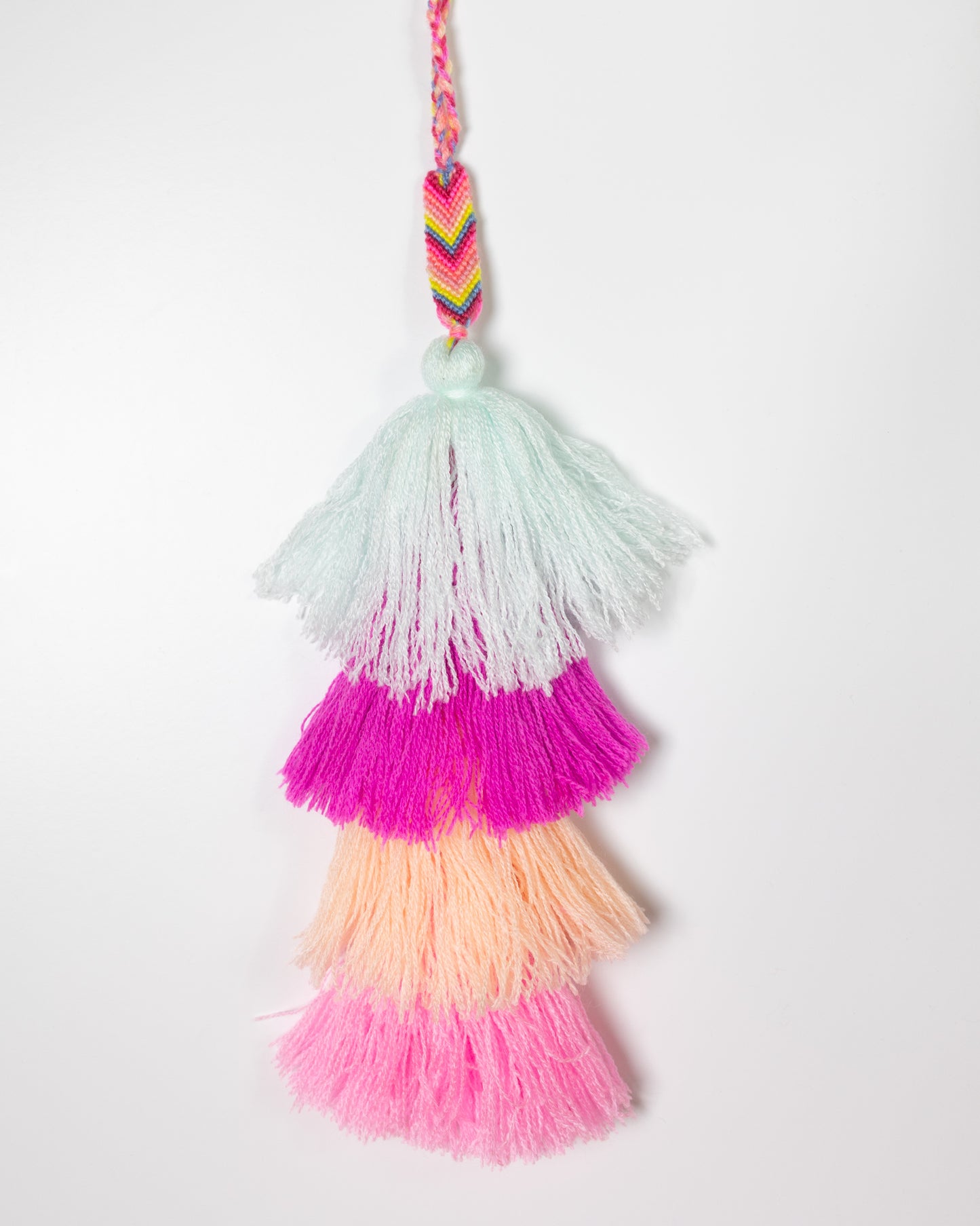 Pastel Rainbow Cascade Tassel