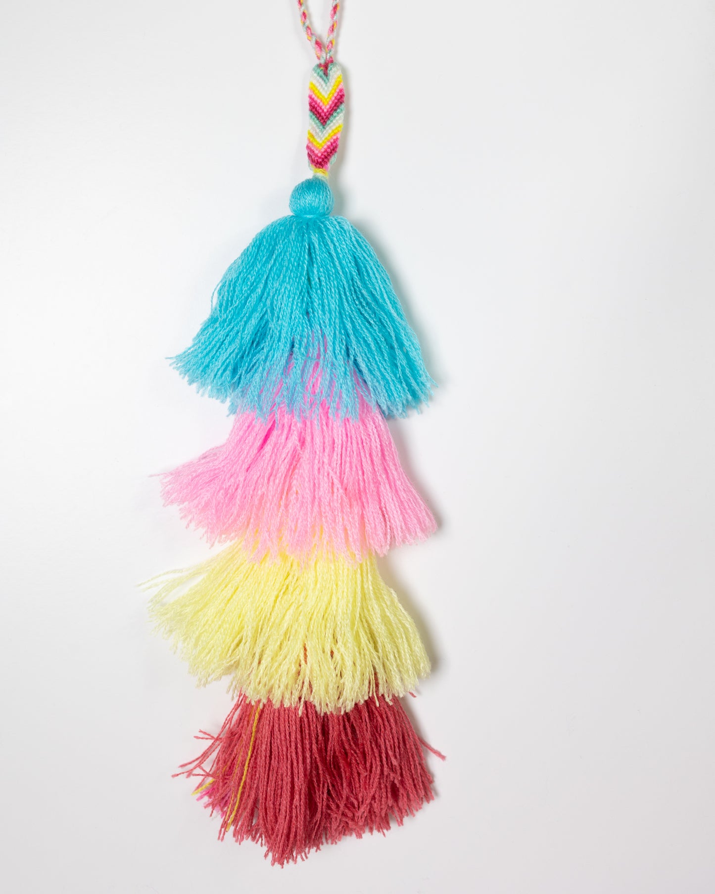 Pastel Rainbow Cascade Tassel