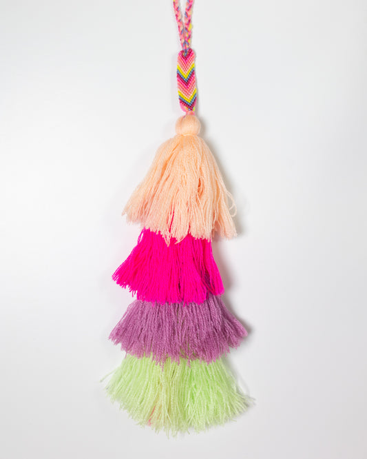Pastel Rainbow Cascade Tassel