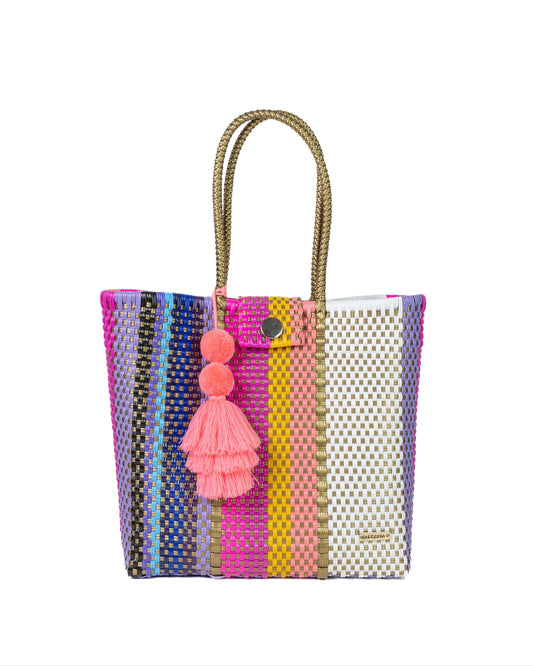 Summer bag, Beach bag, pool bag, woven bag, plastic bag