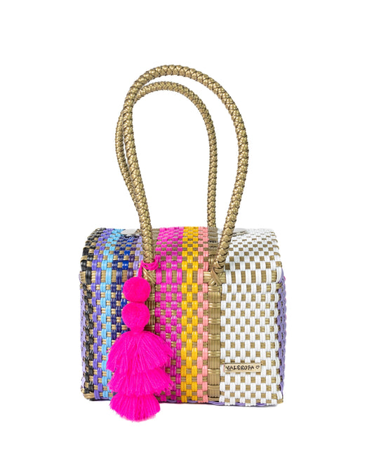 Summer bag, Beach bag, pool bag, woven bag, plastic bag