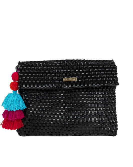 Solid Black Clutch