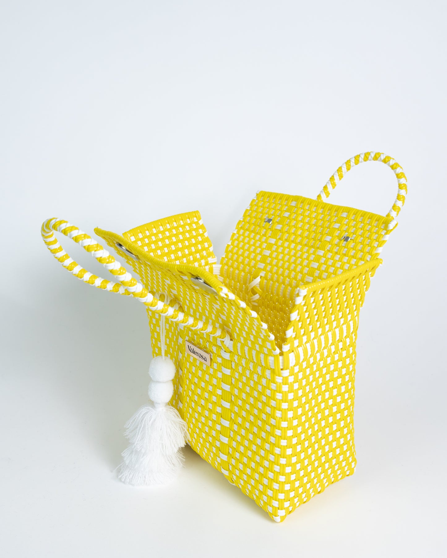Yellow and White Mini Purse
