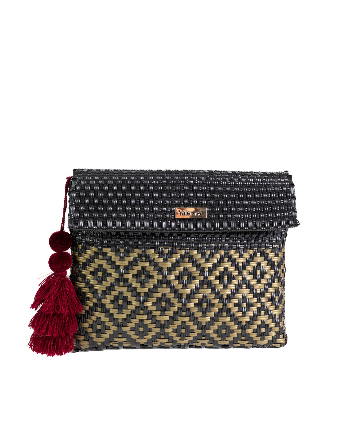 Black and Gold Diamonds Clutch