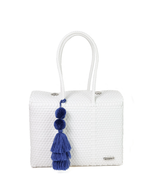 Solid White Día Handbag