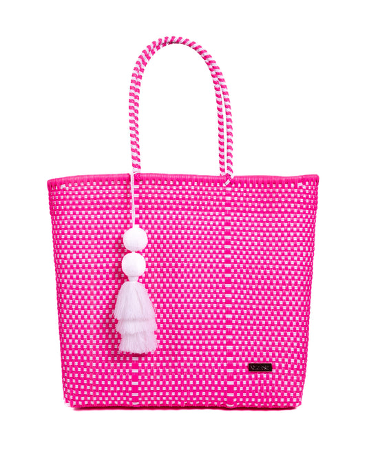 Mexico Pink and White Checkered "Extra" Jumbo