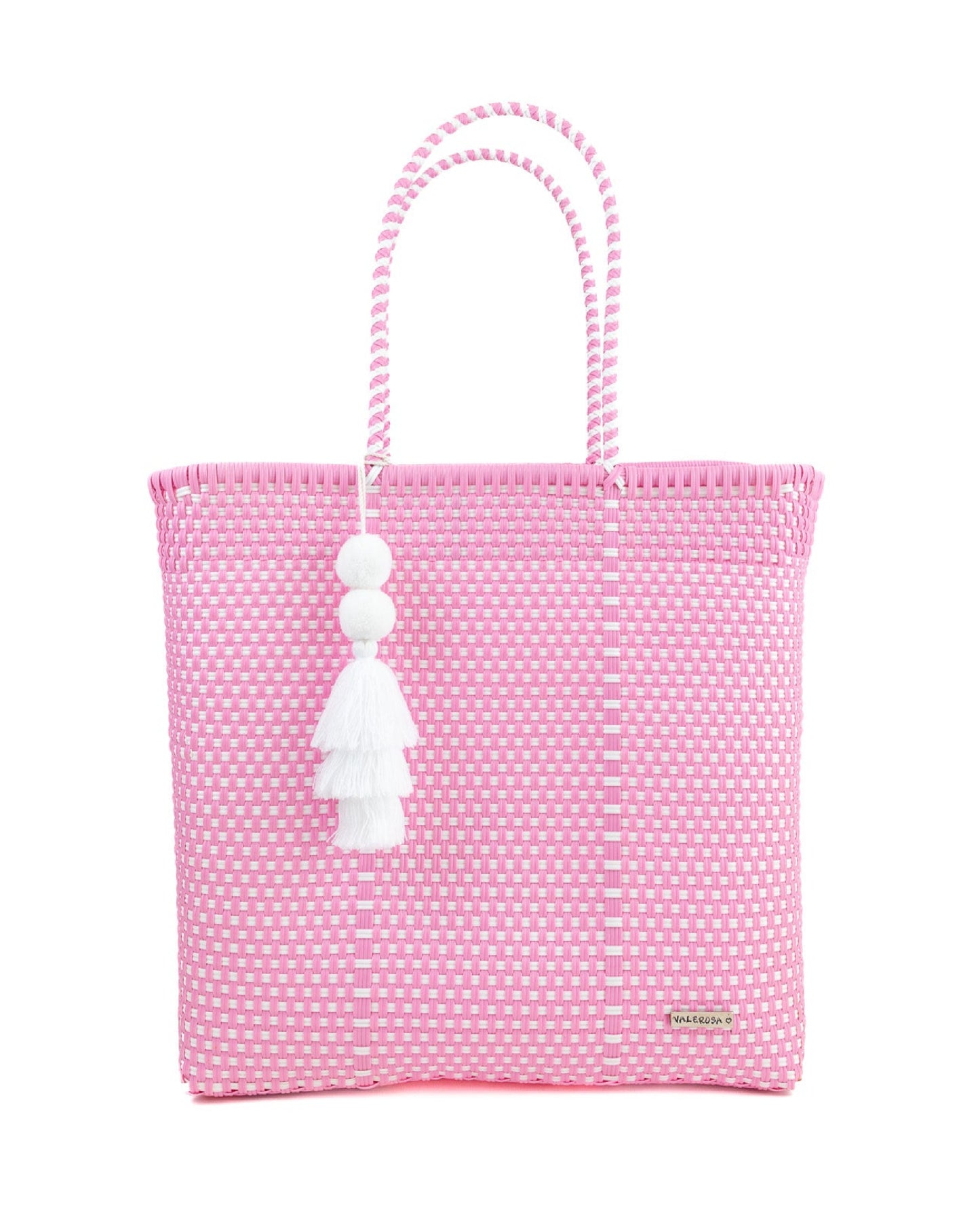 Pastel Pink and White Checkered "Extra" Jumbo