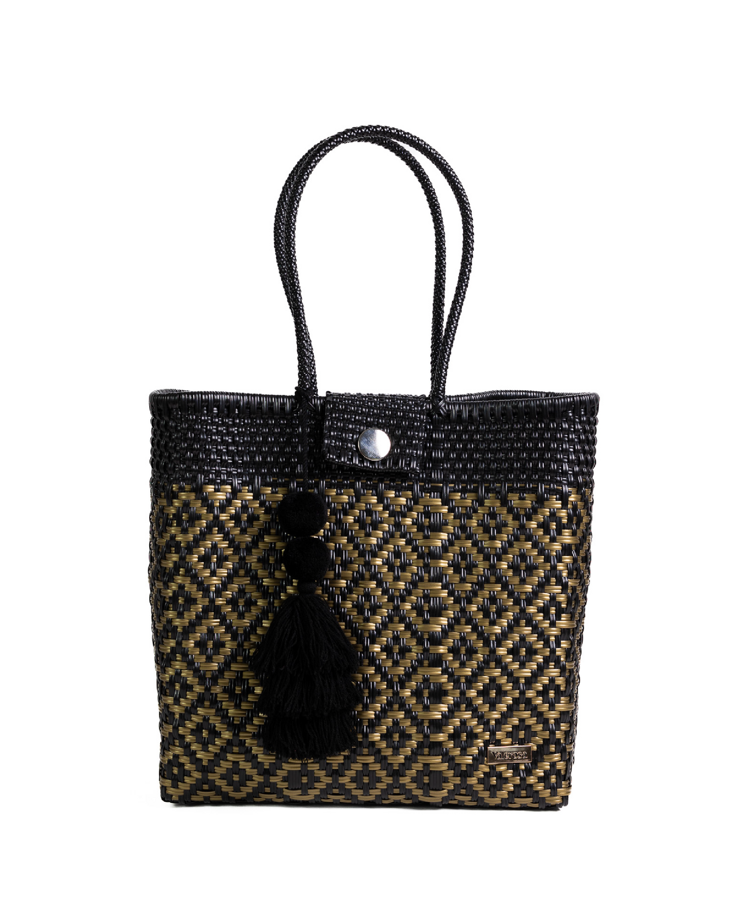 Black and Gold Diamonds Hombro Bag