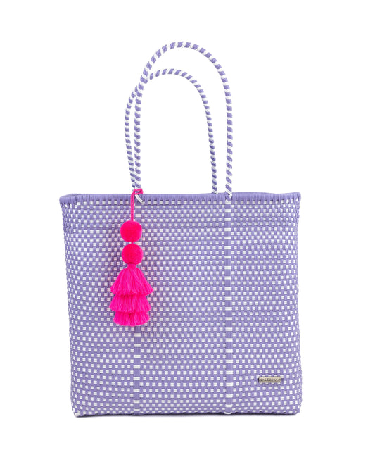 Lilac and White Checkered Jumbo