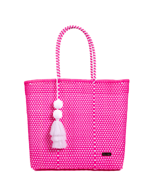 Mexico Pink and White Checkered Jumbo