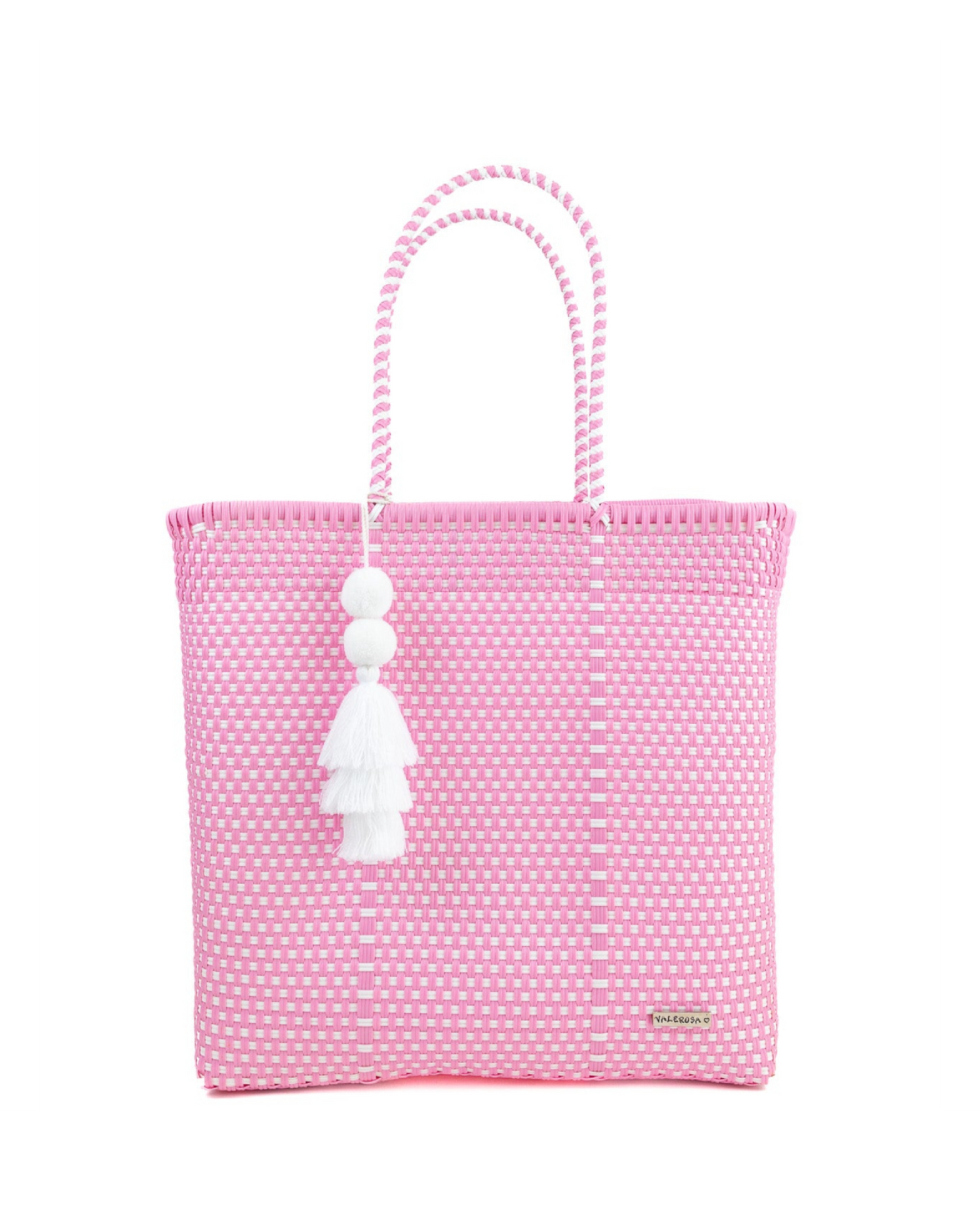 Pastel Pink and White Checkered Jumbo