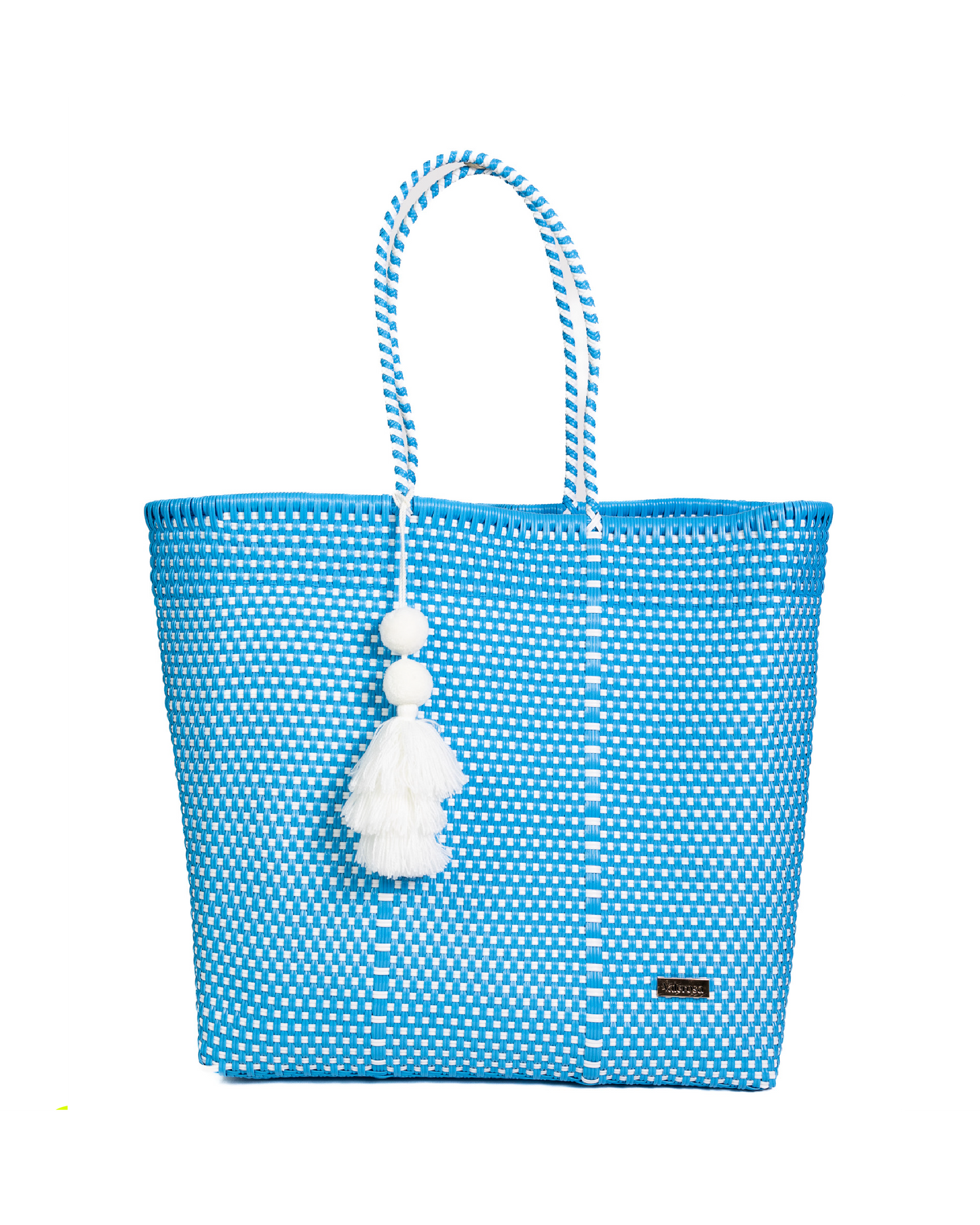 Sky Blue and White Checkered Jumbo