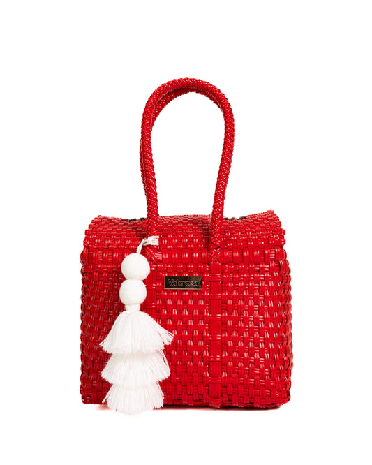 Solid Red Mini Purse