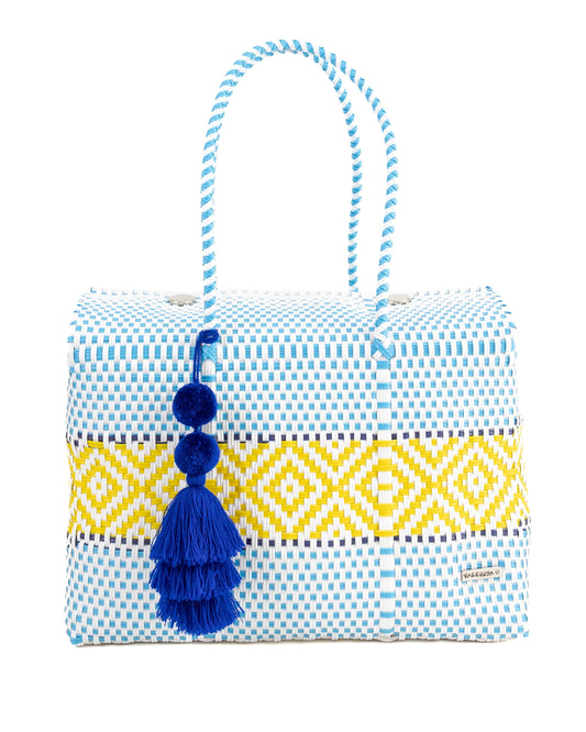 Aqua con Limón Overnight Duffel