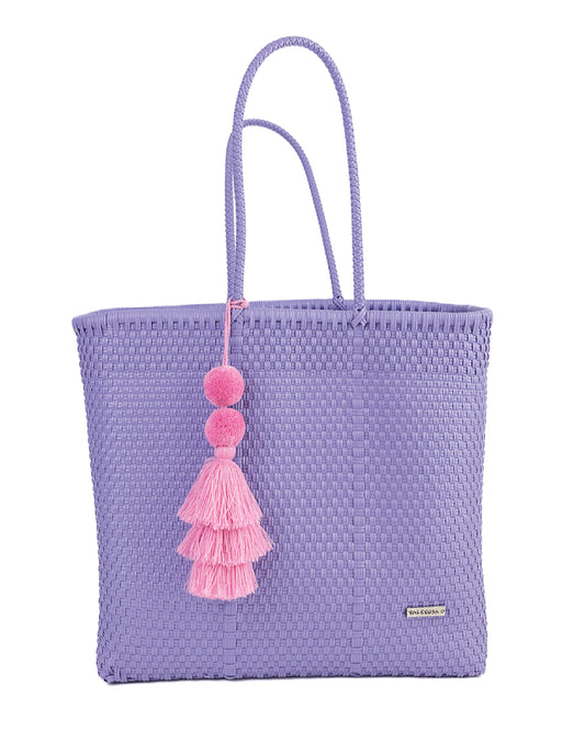 Solid Lilac Playera Tote