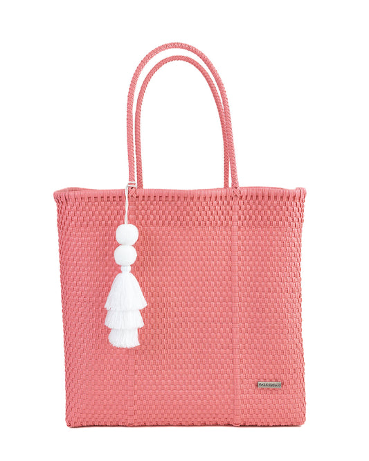 Solid Salmon Playera Tote