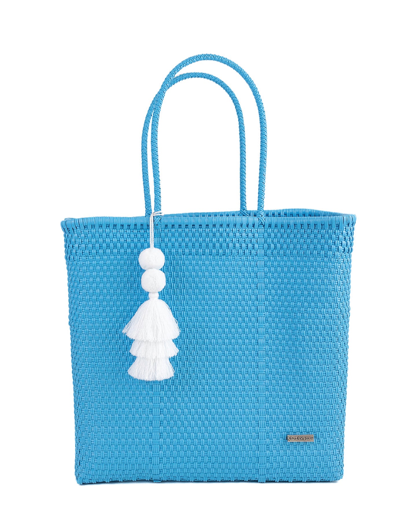 Solid Sky Blue Playera Tote