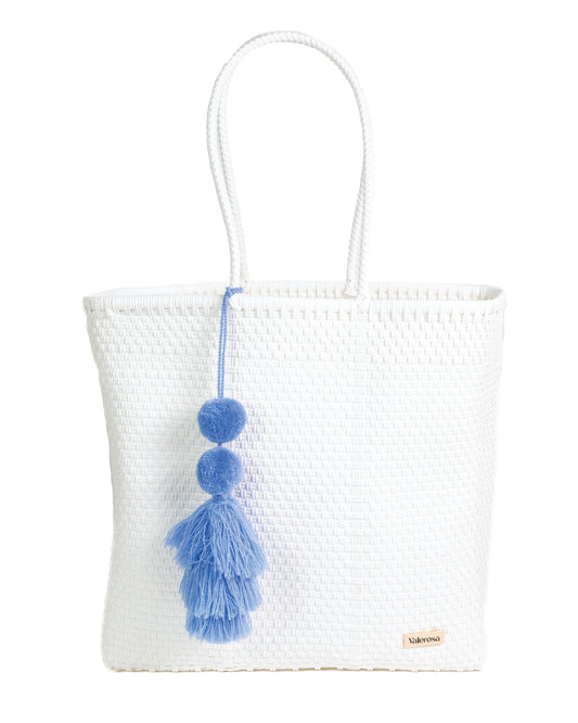 Solid White Playera Tote