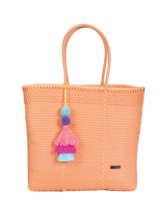 Solid Peach Playera Tote