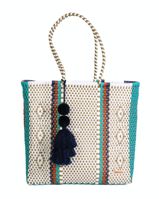 Turquoise Treasure Playera Tote